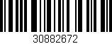 Código de barras (EAN, GTIN, SKU, ISBN): '30882672'