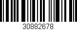 Código de barras (EAN, GTIN, SKU, ISBN): '30882678'