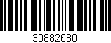 Código de barras (EAN, GTIN, SKU, ISBN): '30882680'