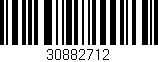 Código de barras (EAN, GTIN, SKU, ISBN): '30882712'