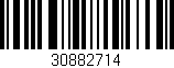 Código de barras (EAN, GTIN, SKU, ISBN): '30882714'