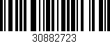 Código de barras (EAN, GTIN, SKU, ISBN): '30882723'
