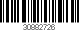 Código de barras (EAN, GTIN, SKU, ISBN): '30882726'