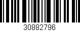 Código de barras (EAN, GTIN, SKU, ISBN): '30882796'