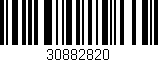 Código de barras (EAN, GTIN, SKU, ISBN): '30882820'