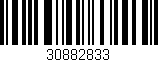 Código de barras (EAN, GTIN, SKU, ISBN): '30882833'
