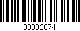 Código de barras (EAN, GTIN, SKU, ISBN): '30882874'