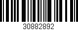 Código de barras (EAN, GTIN, SKU, ISBN): '30882892'