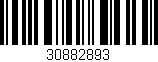 Código de barras (EAN, GTIN, SKU, ISBN): '30882893'
