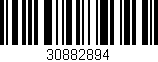 Código de barras (EAN, GTIN, SKU, ISBN): '30882894'