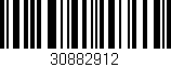Código de barras (EAN, GTIN, SKU, ISBN): '30882912'