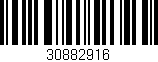 Código de barras (EAN, GTIN, SKU, ISBN): '30882916'