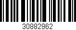 Código de barras (EAN, GTIN, SKU, ISBN): '30882962'