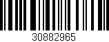 Código de barras (EAN, GTIN, SKU, ISBN): '30882965'