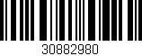 Código de barras (EAN, GTIN, SKU, ISBN): '30882980'