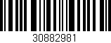 Código de barras (EAN, GTIN, SKU, ISBN): '30882981'