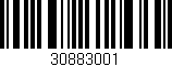Código de barras (EAN, GTIN, SKU, ISBN): '30883001'