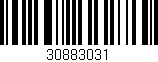 Código de barras (EAN, GTIN, SKU, ISBN): '30883031'
