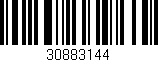 Código de barras (EAN, GTIN, SKU, ISBN): '30883144'