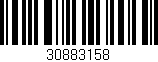 Código de barras (EAN, GTIN, SKU, ISBN): '30883158'