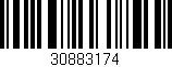 Código de barras (EAN, GTIN, SKU, ISBN): '30883174'