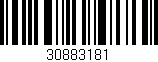 Código de barras (EAN, GTIN, SKU, ISBN): '30883181'