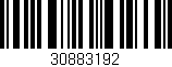 Código de barras (EAN, GTIN, SKU, ISBN): '30883192'