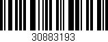 Código de barras (EAN, GTIN, SKU, ISBN): '30883193'