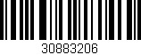 Código de barras (EAN, GTIN, SKU, ISBN): '30883206'