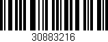 Código de barras (EAN, GTIN, SKU, ISBN): '30883216'