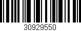 Código de barras (EAN, GTIN, SKU, ISBN): '30929550'