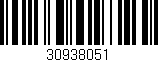 Código de barras (EAN, GTIN, SKU, ISBN): '30938051'