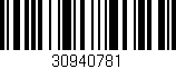 Código de barras (EAN, GTIN, SKU, ISBN): '30940781'