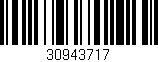 Código de barras (EAN, GTIN, SKU, ISBN): '30943717'