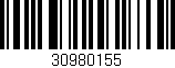 Código de barras (EAN, GTIN, SKU, ISBN): '30980155'