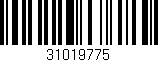 Código de barras (EAN, GTIN, SKU, ISBN): '31019775'