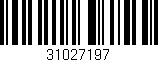 Código de barras (EAN, GTIN, SKU, ISBN): '31027197'