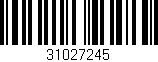 Código de barras (EAN, GTIN, SKU, ISBN): '31027245'