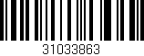 Código de barras (EAN, GTIN, SKU, ISBN): '31033863'