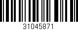 Código de barras (EAN, GTIN, SKU, ISBN): '31045871'