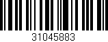 Código de barras (EAN, GTIN, SKU, ISBN): '31045883'