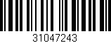 Código de barras (EAN, GTIN, SKU, ISBN): '31047243'