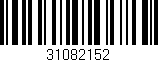 Código de barras (EAN, GTIN, SKU, ISBN): '31082152'