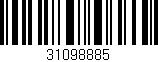 Código de barras (EAN, GTIN, SKU, ISBN): '31098885'
