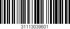 Código de barras (EAN, GTIN, SKU, ISBN): '31113039601'