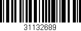 Código de barras (EAN, GTIN, SKU, ISBN): '31132689'