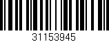 Código de barras (EAN, GTIN, SKU, ISBN): '31153945'