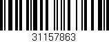Código de barras (EAN, GTIN, SKU, ISBN): '31157863'