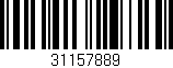 Código de barras (EAN, GTIN, SKU, ISBN): '31157889'
