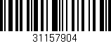 Código de barras (EAN, GTIN, SKU, ISBN): '31157904'